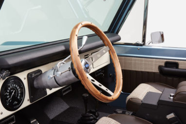 bronco wood steering wheel