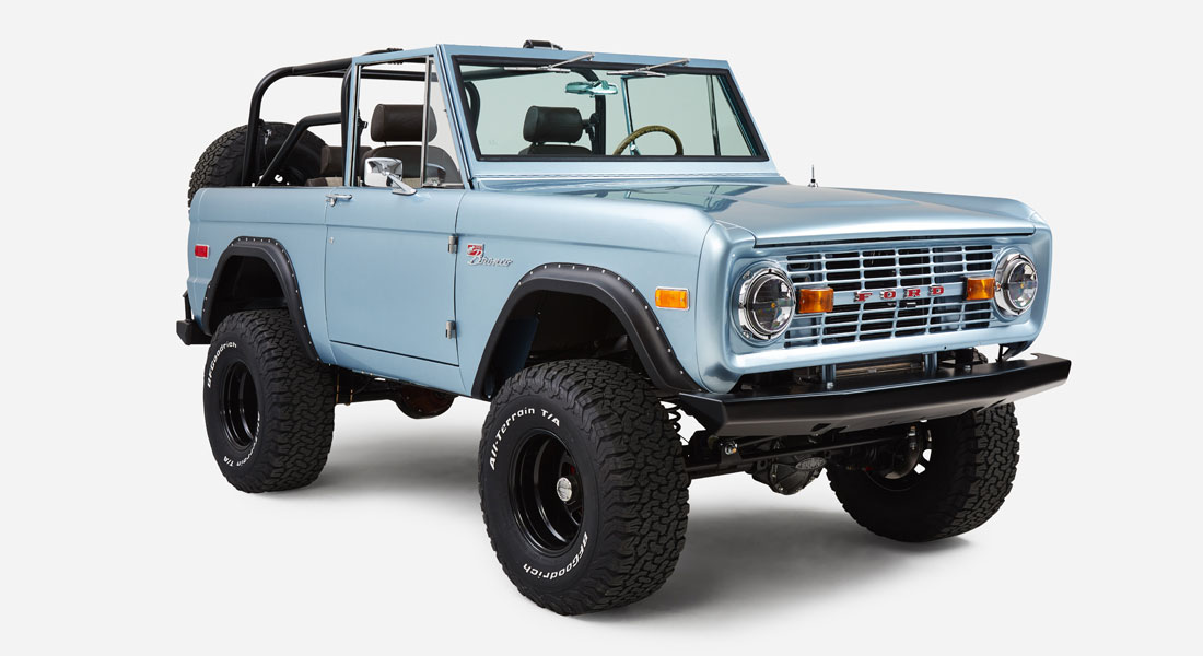 Brittany Blue Ford Bronco