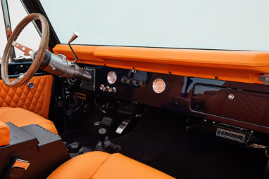 1974 Classic Ford Broncos Coyote Series Alys Beach with Orange Interior and black soft top