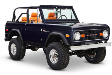 1974 Classic Ford Broncos Coyote Series Alys Beach with Orange Interior and black soft top