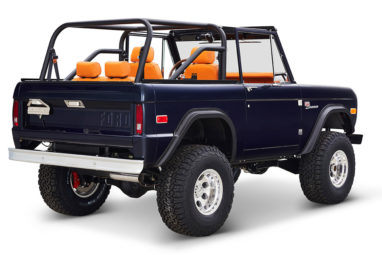 1974 Classic Ford Broncos Coyote Series Alys Beach with Orange Interior and black soft top