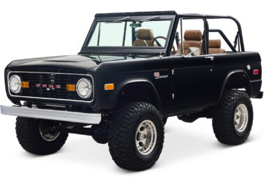 Ford Bronco 1972 Black Coyote Series with Custom Interior
