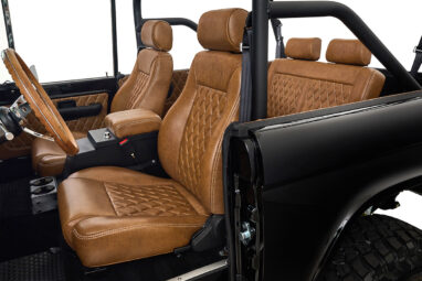 Ford Bronco 1972 Black Coyote Series with Custom Interior