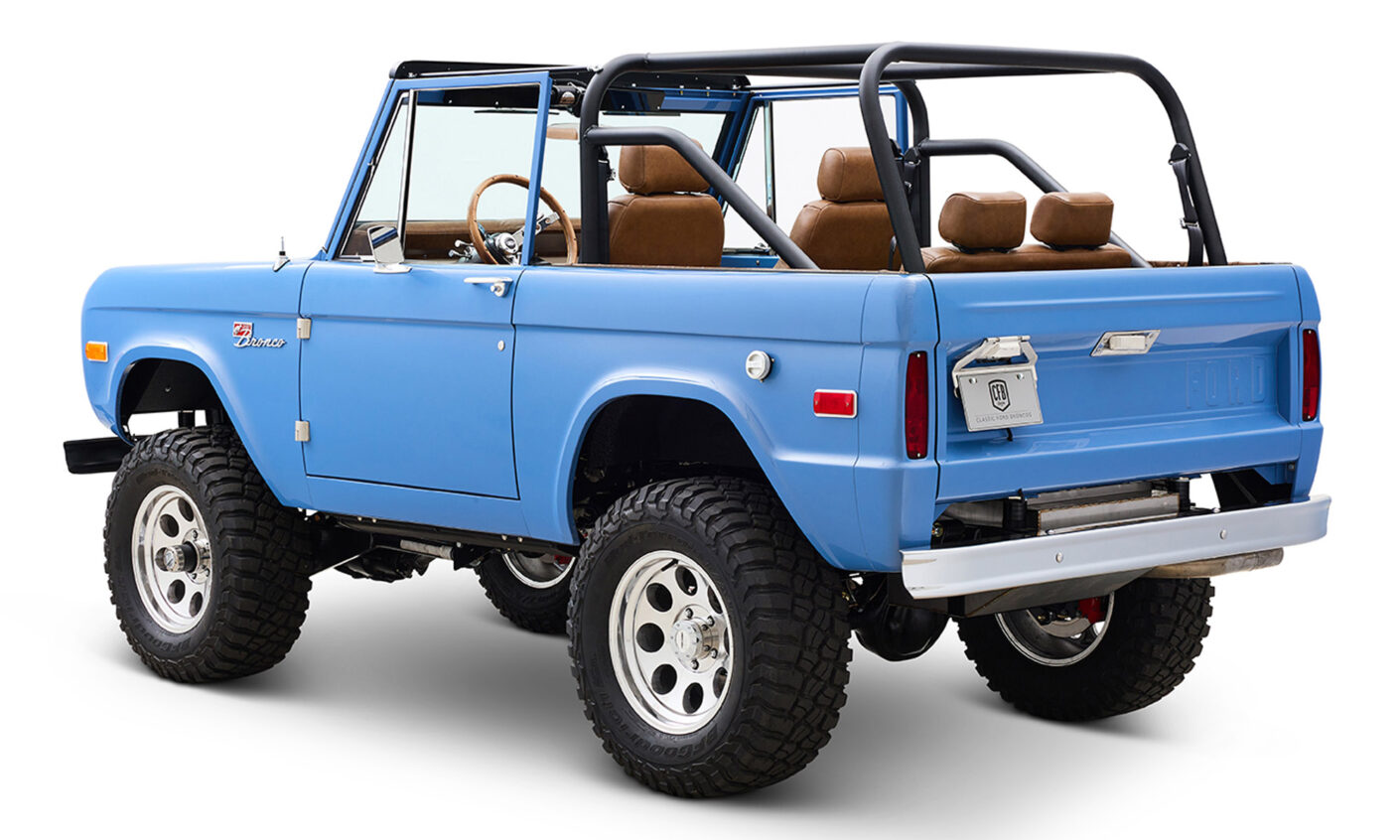 Ford Bronco 1973 Heritage Blue Coyote Series with Custom Interior