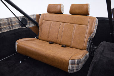 Ford Bronco 1970 Black Coyote Series with Bikini Top Custom Tartan Plaid Interior