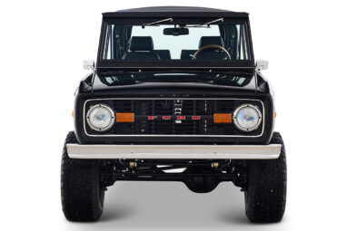 Ford Bronco 1973 Black Coyote Series with Black Soft Top