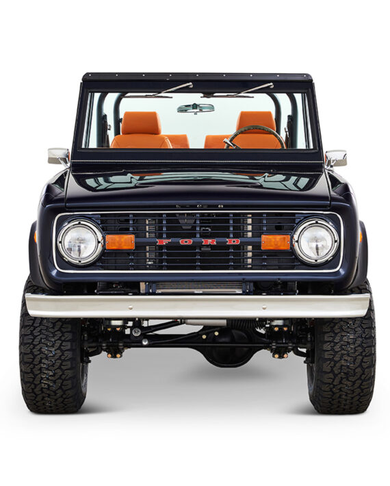 1974 Classic Ford Broncos Coyote Series Alys Beach with Orange Interior and black soft top