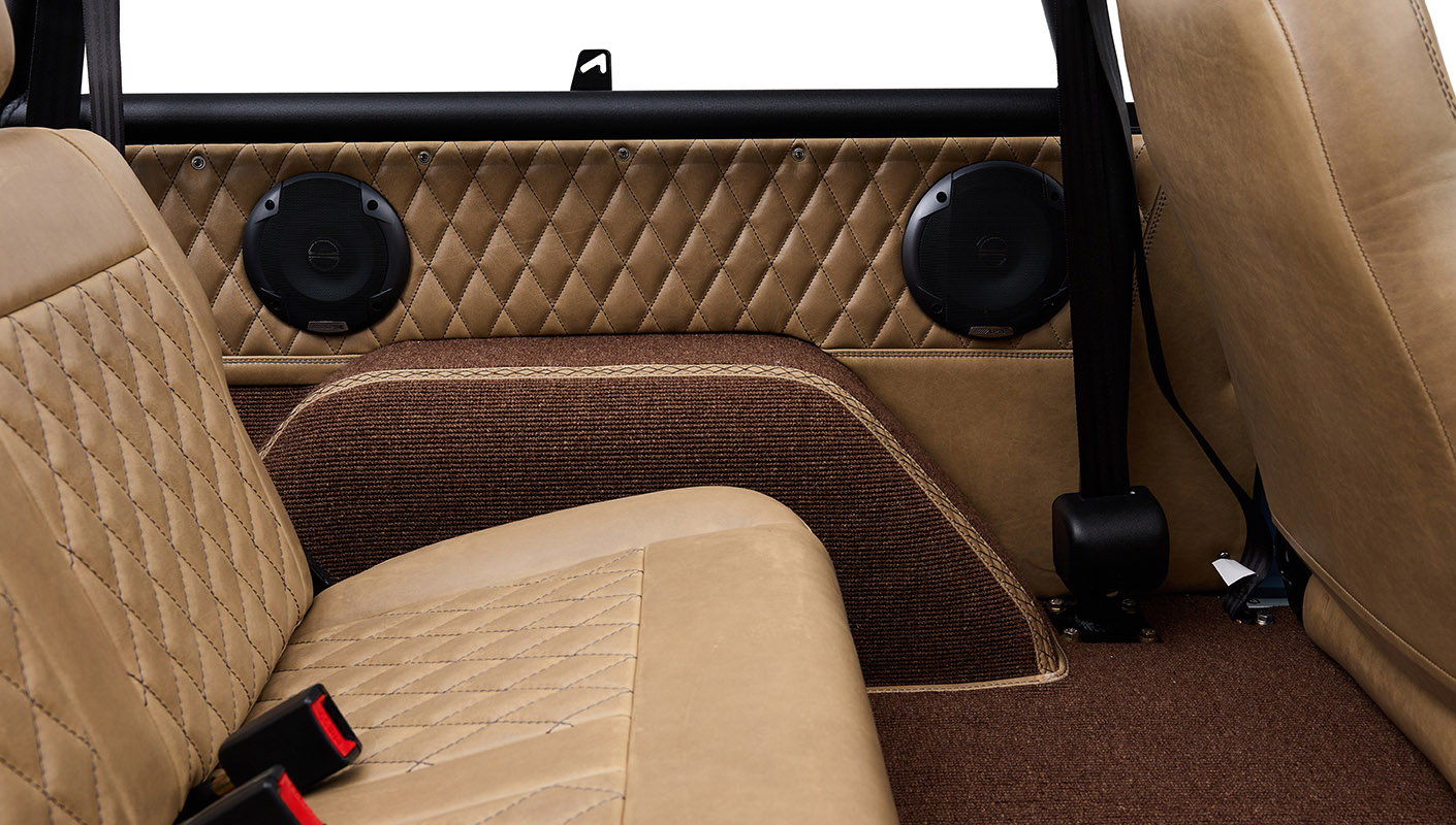classic ford broncos diamond stitch leather interior