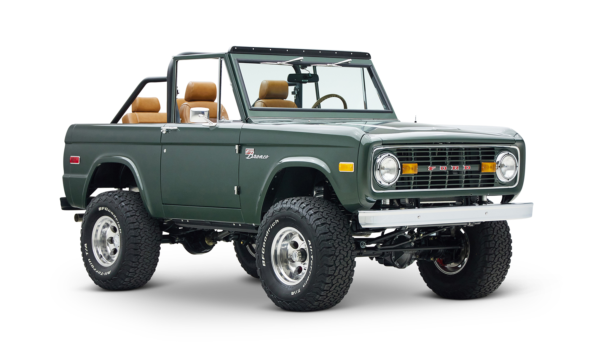 1973 Classic Ford Bronco coyote series in Green