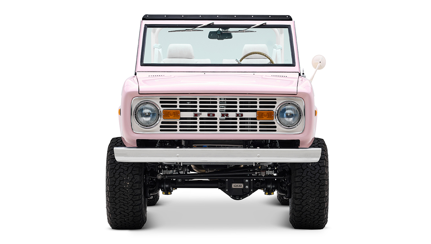 1966 Pink Ford Bronco  1966 Classic Ford Bronco - Strawberry Moon
