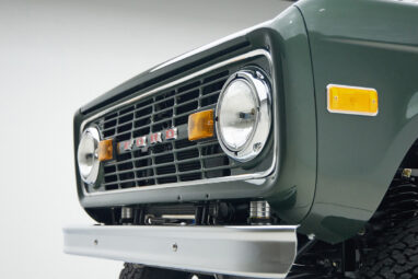 1973 classic ford bronco in highland green grill